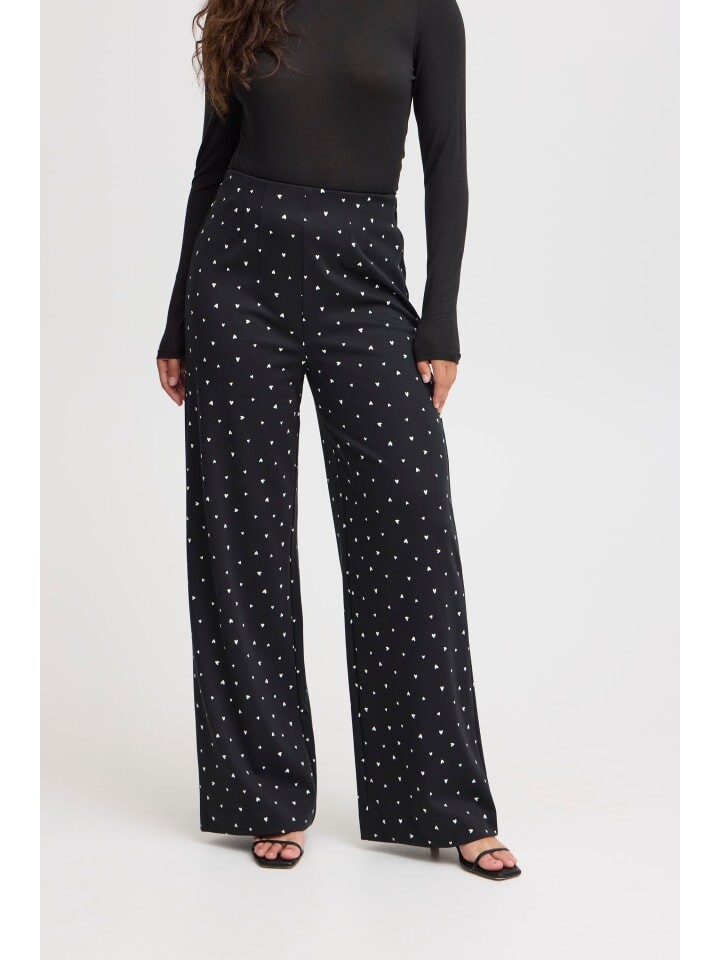 

Тканевые брюки ICHI, черный