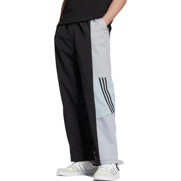 Спортивные штаны Men's adidas neo Splicing Elastic Waistband Straight Sports Pants/Trousers/Joggers Black, черный — фото 2