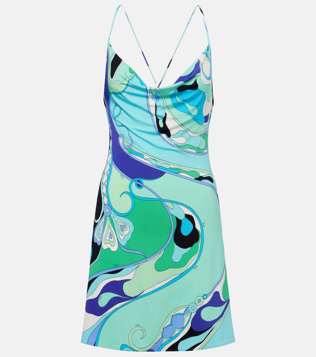 

Мини-платье Orchidee Pucci, Verde/Lilla
