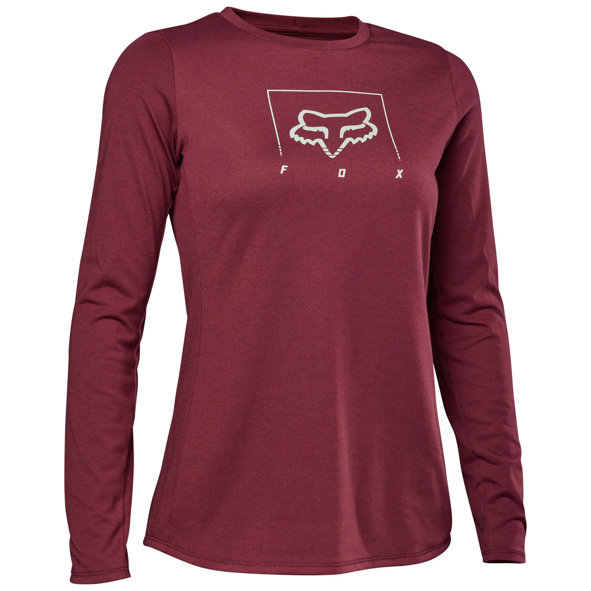 

Женская велосипедная майка Ranger Drirelease с длинным рукавом, средней плотности. Fox, Dark Maroon