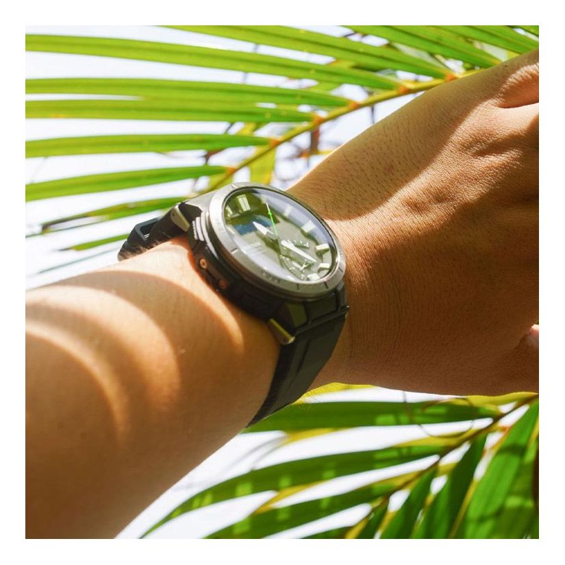 

Часы CASIO Waterproof Sports Solar Powered Mens Black Analog/Digital Combo, черный