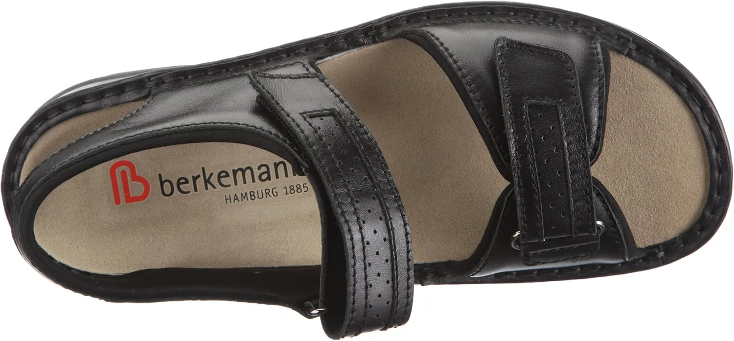 Мужские сандалии Berkemann с ремешком на щиколотке, черный — фото 4