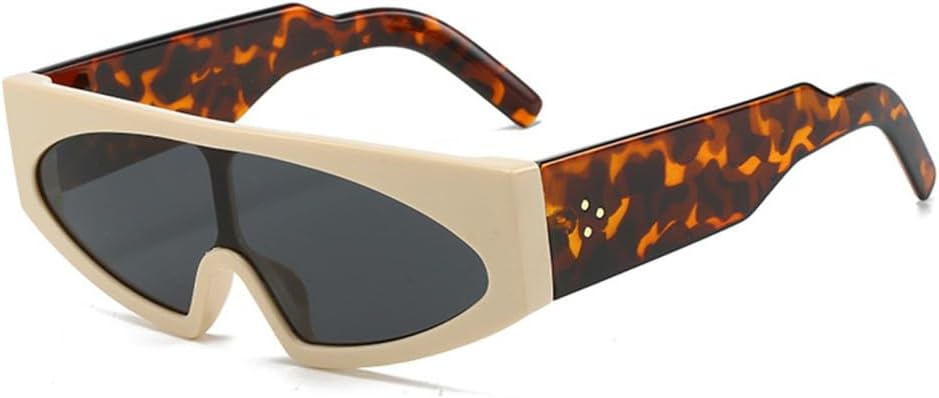 

Винтажные солнцезащитные очки «кошачий глаз» для женщин, ретро, ​​цельные, с градиентным затемнением, защита от УФ-излучения UV400; мужские солнцезащитные очки с заклепками в стиле панк LANGSER, C6