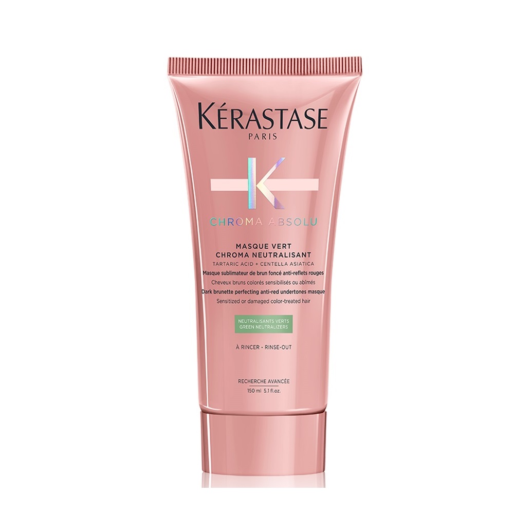 

Маска, нейтрализующая красный цвет для темно-каштановых волос chroma absolu masque vert chroma neutralisant Kérastase, 150 мл