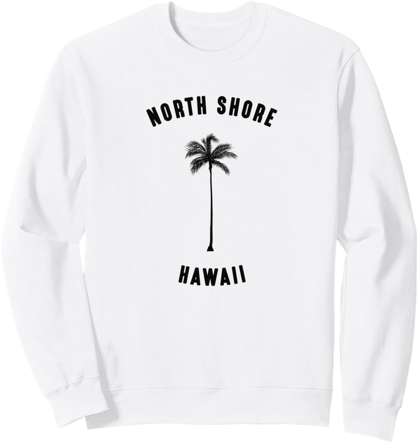 

Толстовка с изображением пальмы на северном берегу Гавайев Aloha Joe'S Hawaii, белый