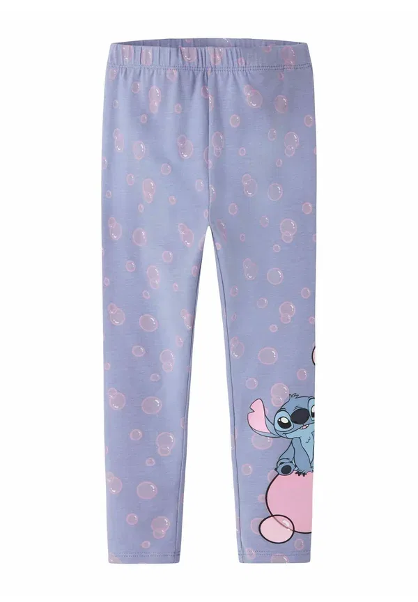Леггинсы Name It stitch leggings trousers, фиолетовый