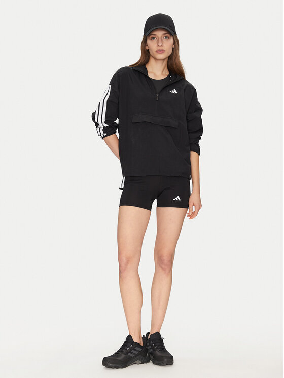 Ветровка regular fit Essentials 3-Stripes JE1312 Adidas, черный — фото 2