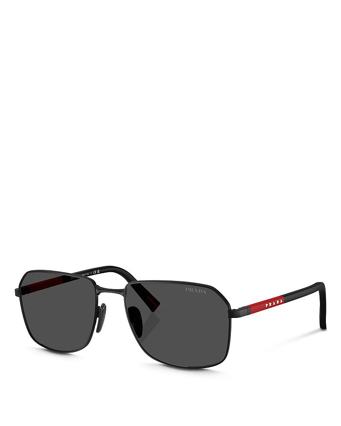 

Авиаторские очки, 57 мм Prada, черный