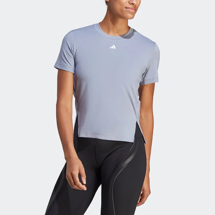 Adidas Футболка Women's Silver Gray Violet — фото 4