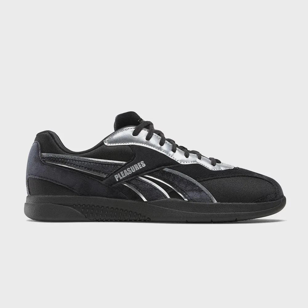 Мужские чёрные низкие кроссовки Hammer Street от Reebok x Pleasures