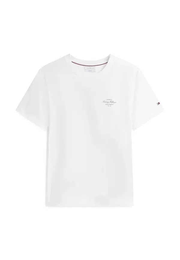 Футболка Tommy Hilfiger Heritage print, белый — фото 4