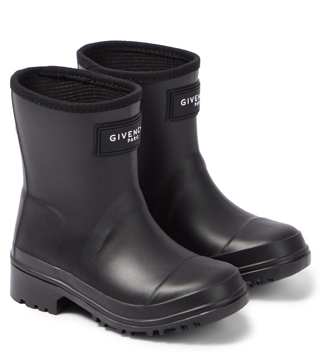 

Резиновые сапоги с логотипом Givenchy Kids, черный