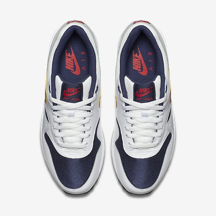 Кроссовки Nike Air Max 1 Essential 'Olympic', белый — фото 3
