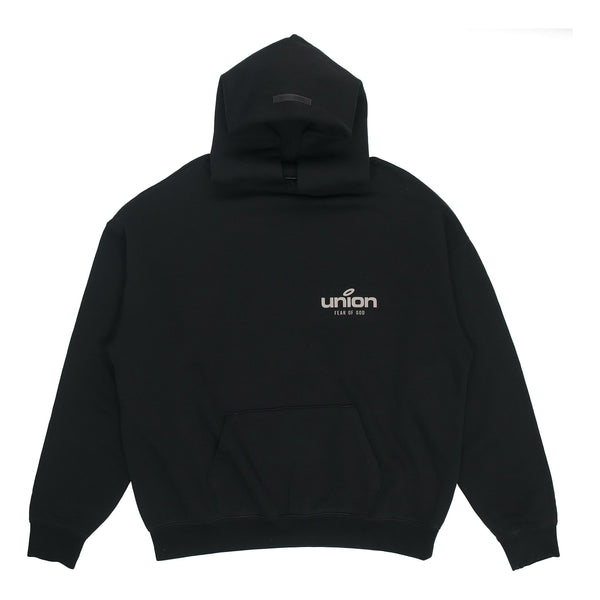 

Толстовка Fear of God Essentials FW21 Vintage Hoodie x Union LA 'Black', черный