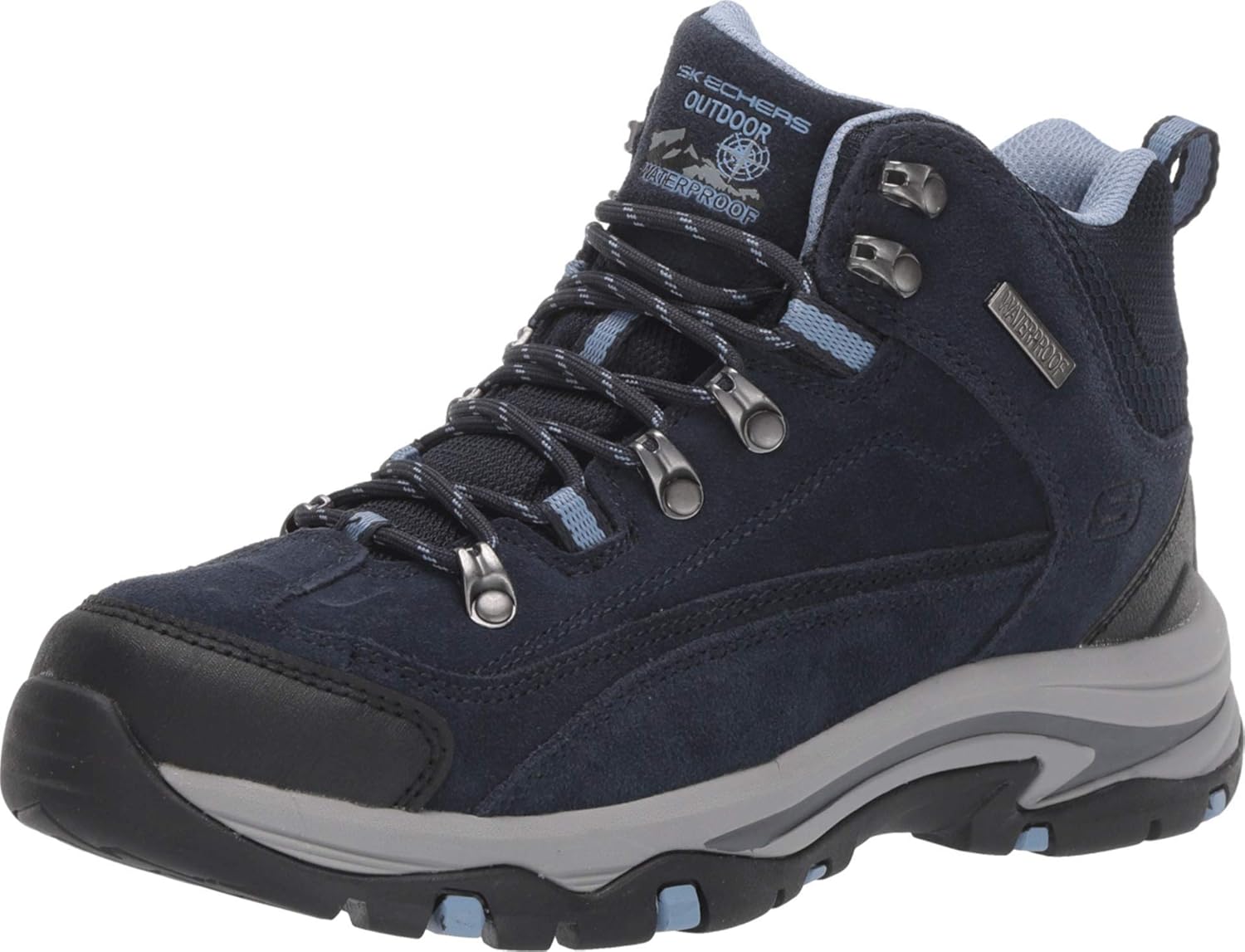 

Женские походные ботинки Skechers Trego - Rocky Mountain, темно-синий/светло-синий