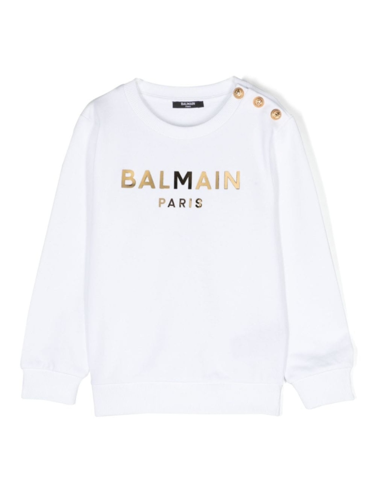 

Balmain Kids толстовка с логотипом, белый