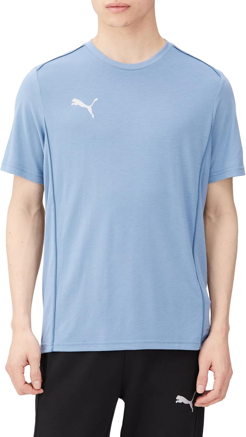 

Мужская повседневная футболка PUMA TeamFINAL (659336) для футбола, американского футбола, клубных и командных тренировок, синий/серебряный