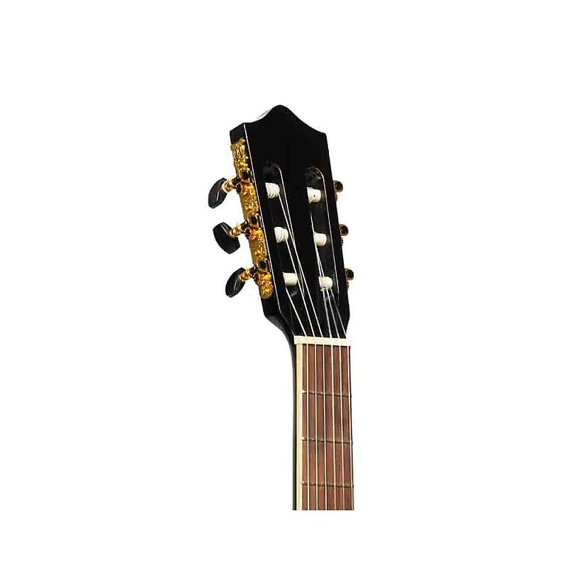 

Акустическая гитара Stagg SCL60 TCE-BLK Spruce Top Nato Neck Classical Cutaway 6-String Acoustic-Electric Guitar