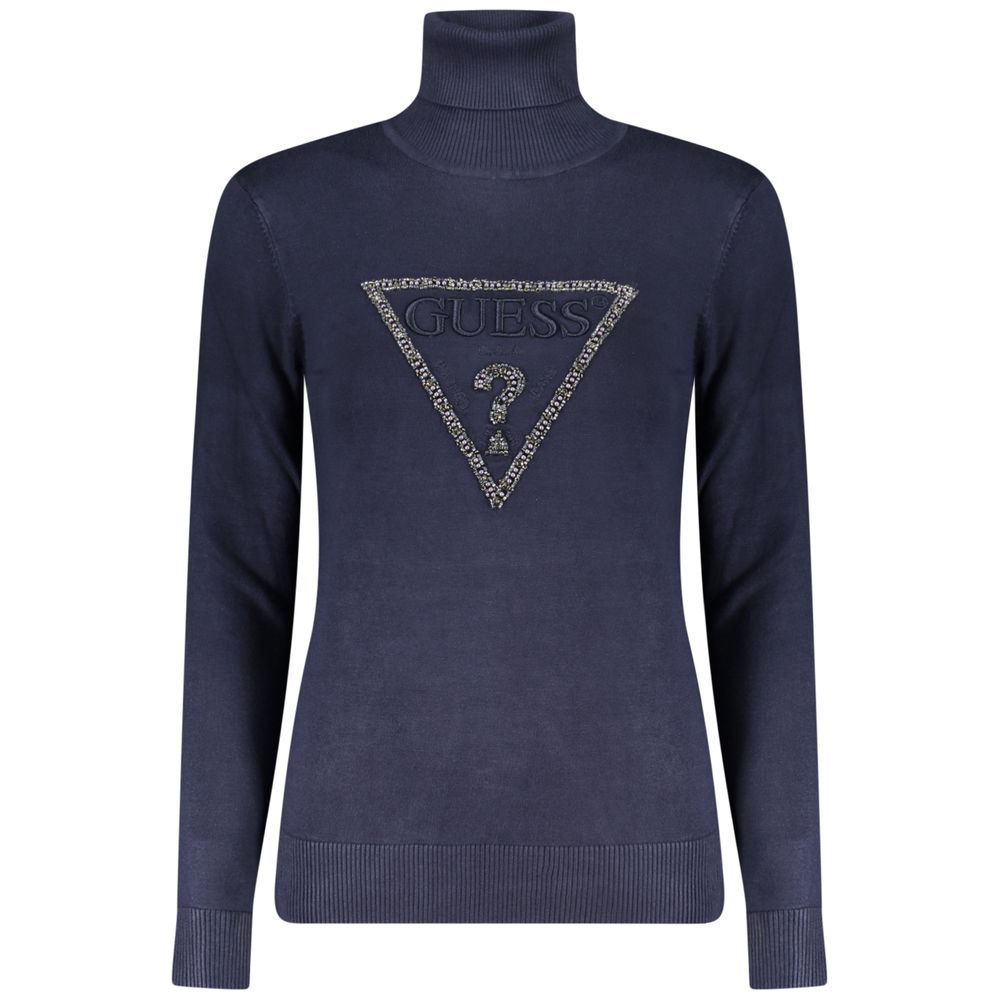 

Синий женский свитер из вискозы Guess Shoes