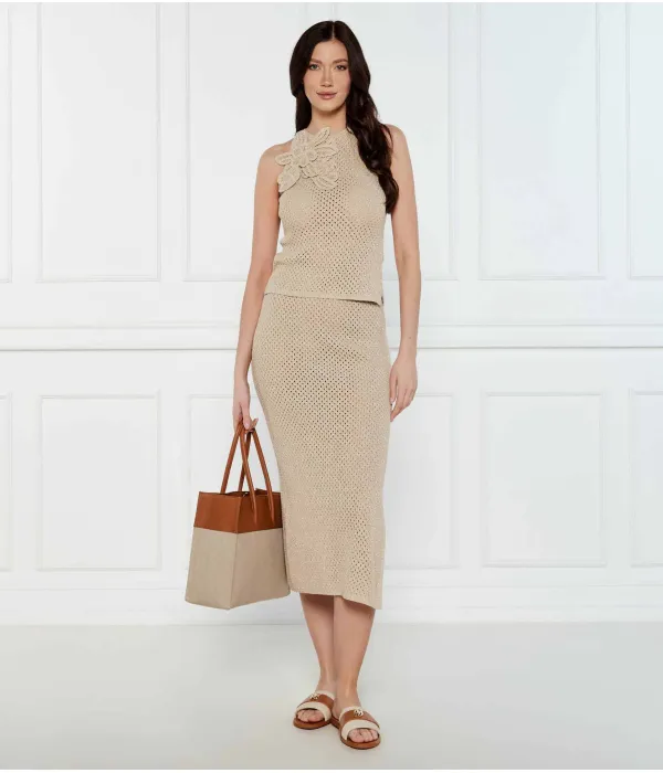 Тапочки из парусиновой кожи Furla, коричневый — фото 2