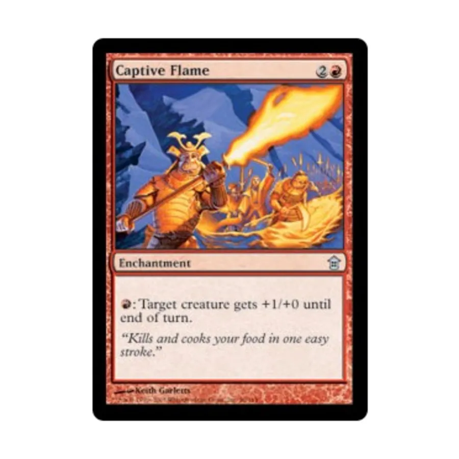 

CCG Плененное пламя (U), MTG - Saviors of Kamigawa