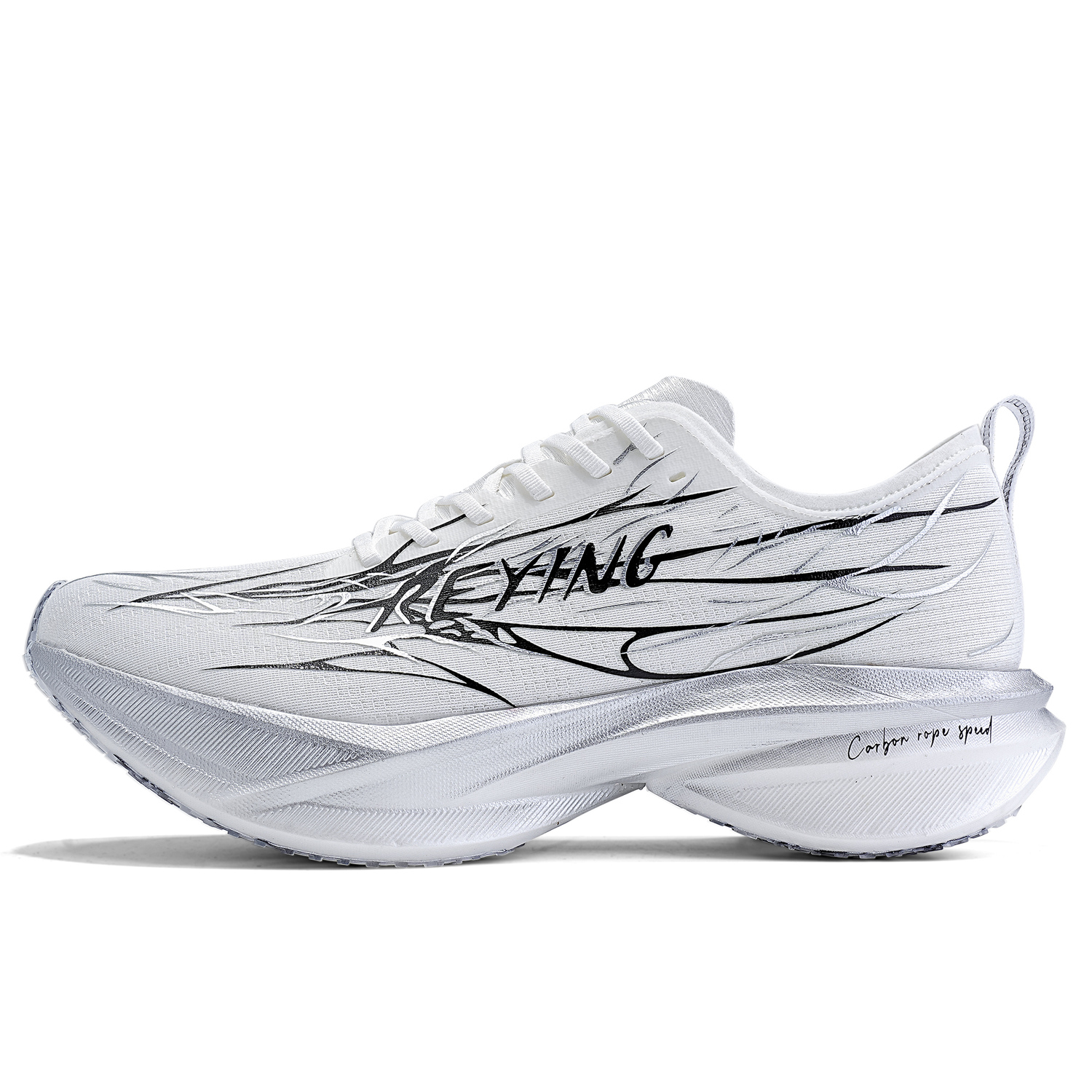 

REYING Низкие кроссовки для бега унисекс Hengdu серебристо-белые, цвет Enduring/All Silver/White