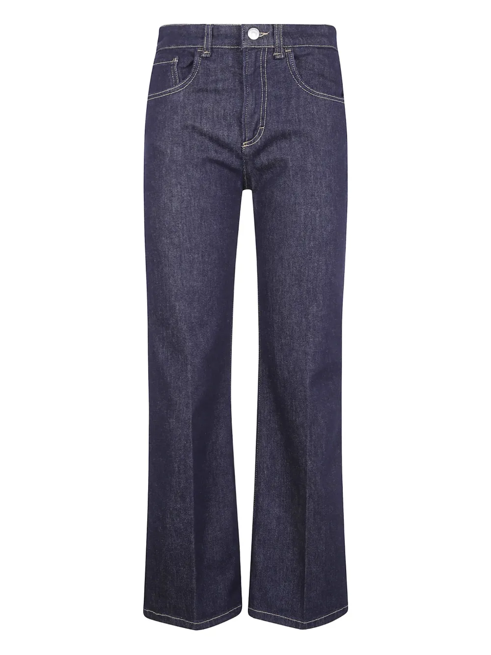 

Джинсы прямого кроя с пуговицами Seventy, синий