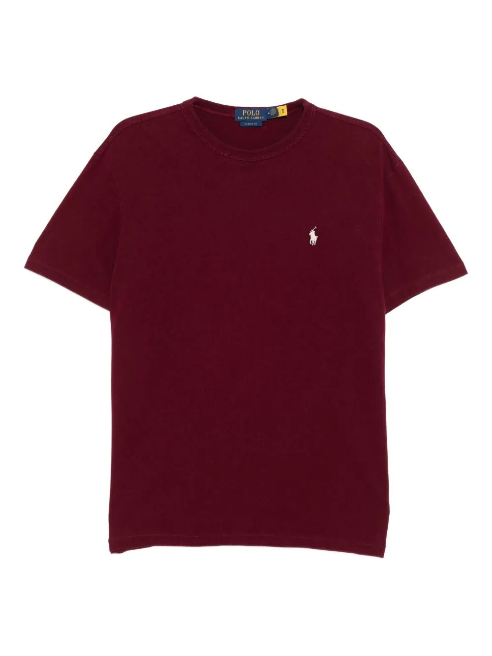 

Футболка с вышитым логотипом POLO RALPH LAUREN, красный