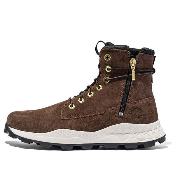 

Кроссовки brooklyn side zip boot 'brown nubuck' Timberland, коричневый