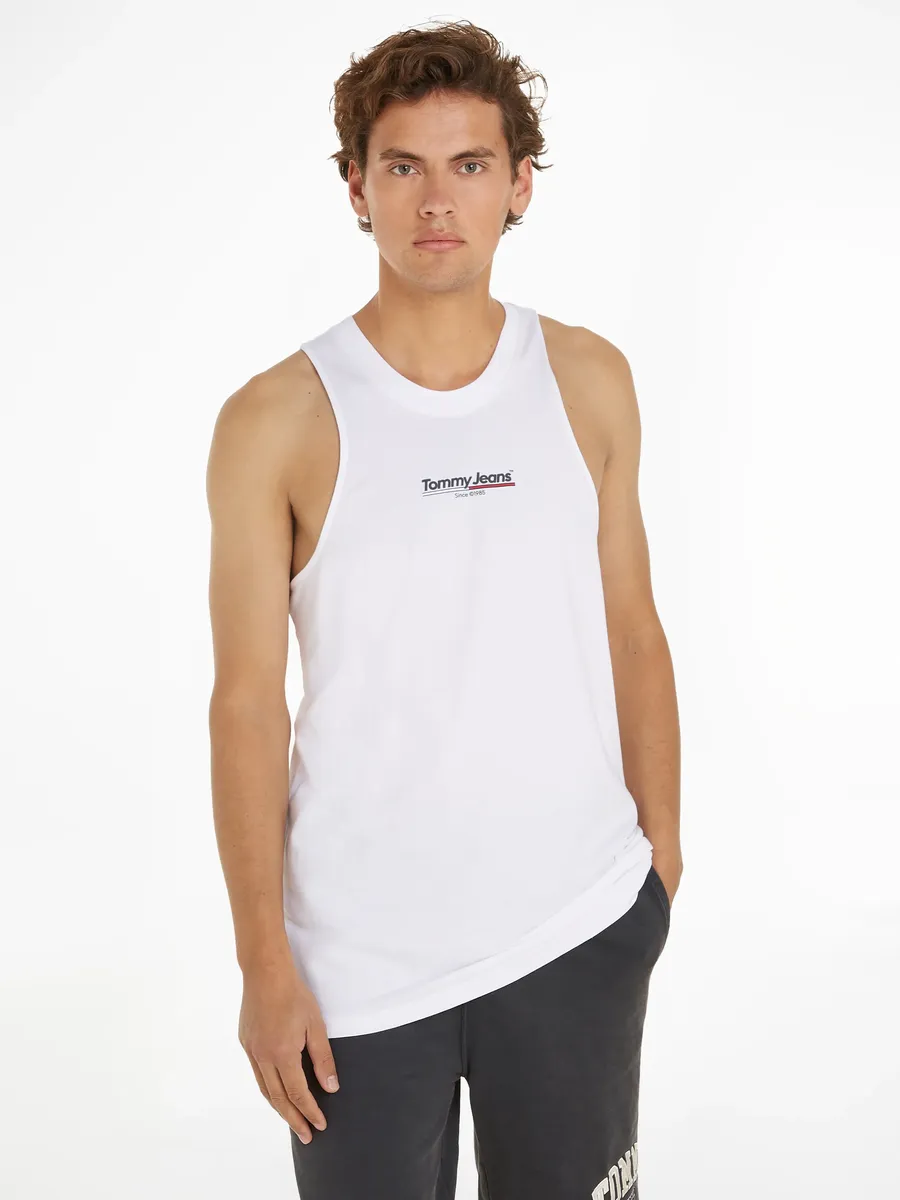 

Майка Tommy Jeans "TJM REG TJ FLAG TANK TOP EXT", белый