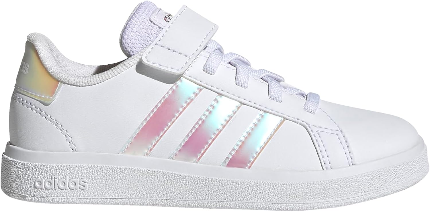 Кроссовки Adidas Kids' Grand Court 2.0, белый — фото 2