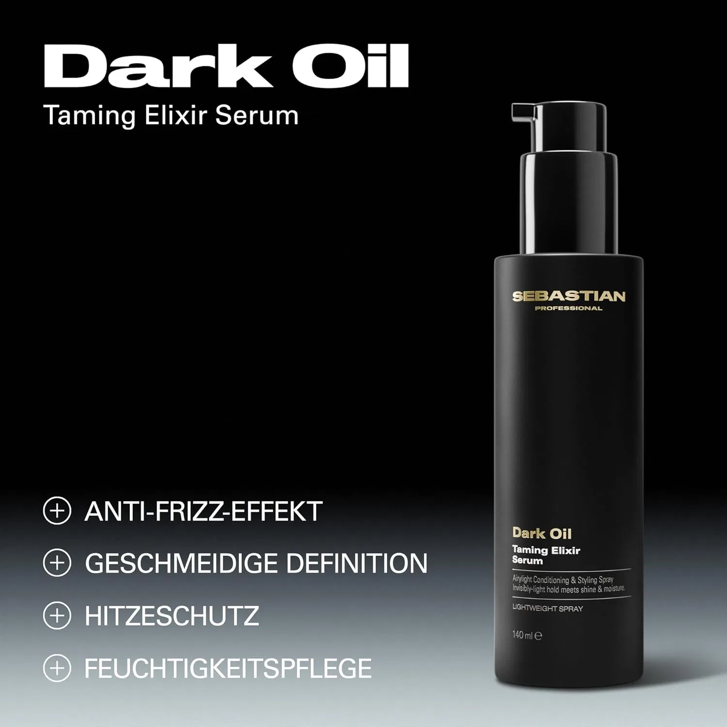 Разглаживающая сыворотка-эликсир для волос «Dark Oil Taming Elixir» от Sebastian Professional Sebastian — фото 3