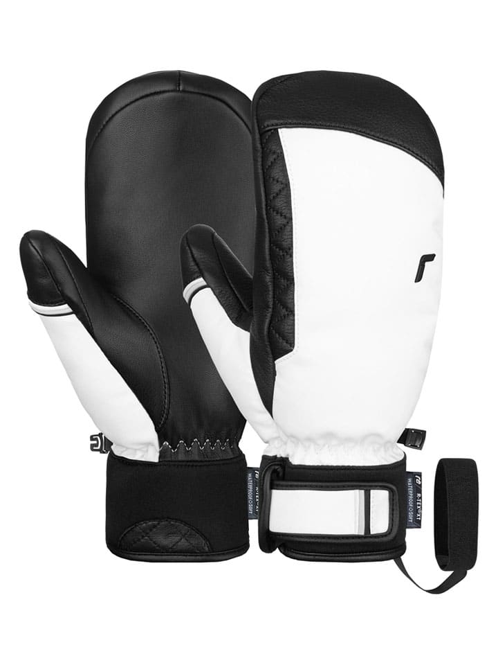 

Reusch Функциональные варежки "Лаура" в бело-черной расцветке