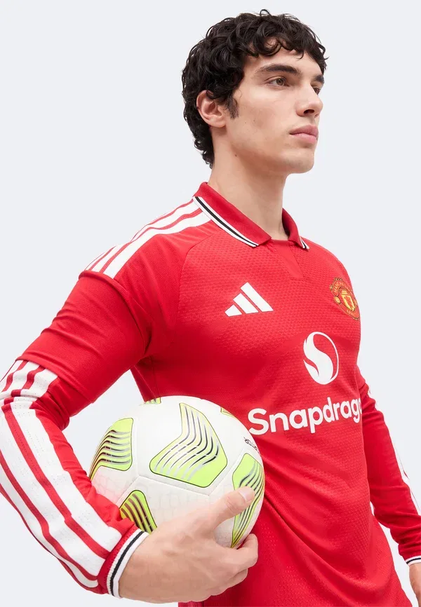 Футбольная джерси Adidas Performance Manchester United 26/27 Home Authentic Longsleeve, красный — фото 4