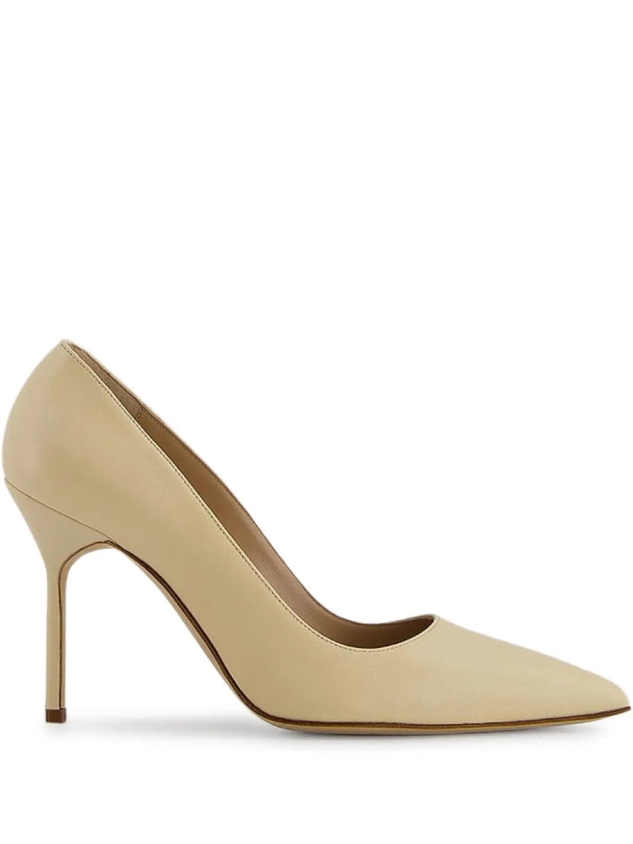 

Туфли-лодочки Manolo Blahnik 105 мм из кожи, нейтральный