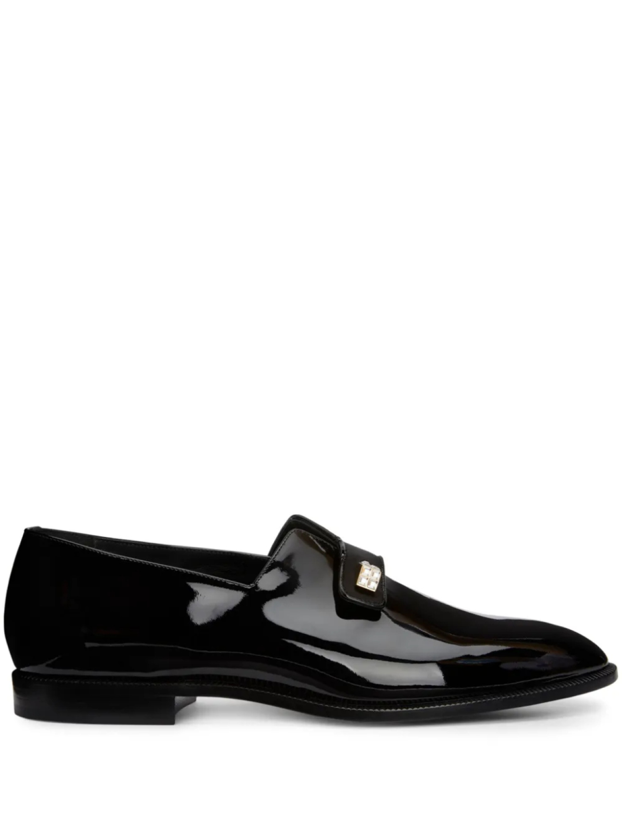 

Giuseppe Zanotti лакированные лоферы Marty, черный