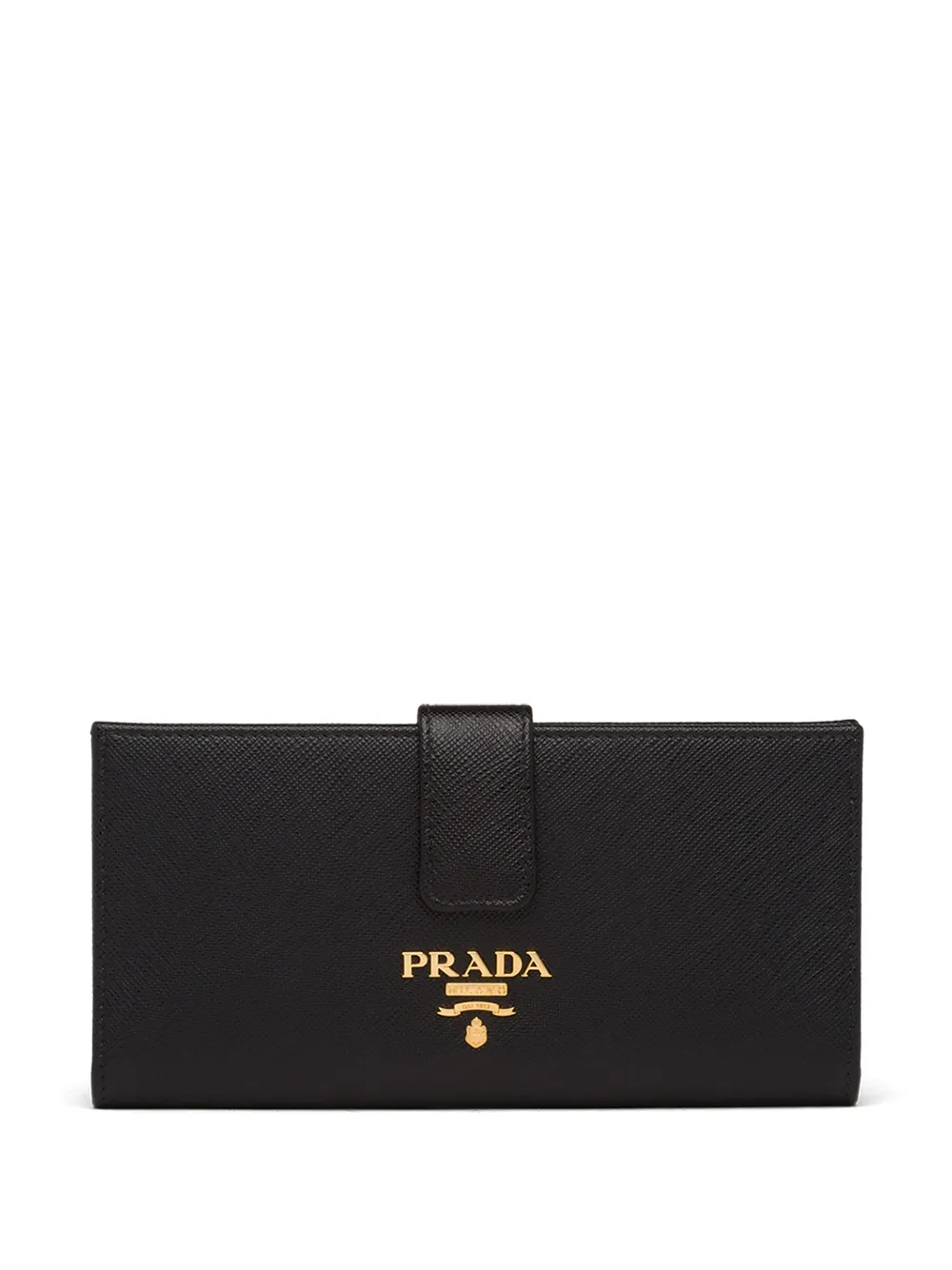 

Большой кошелек с логотипом Prada, черный