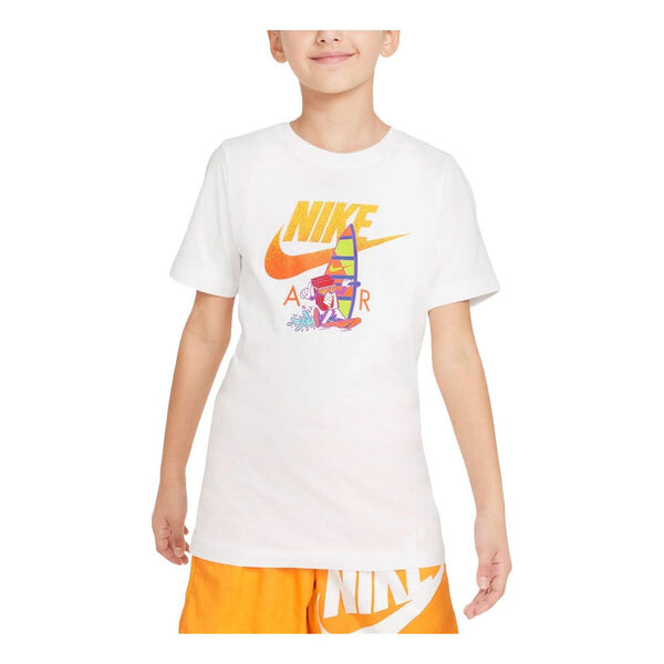 

Футболка спортивная одежда графическая футболка Nike, белый