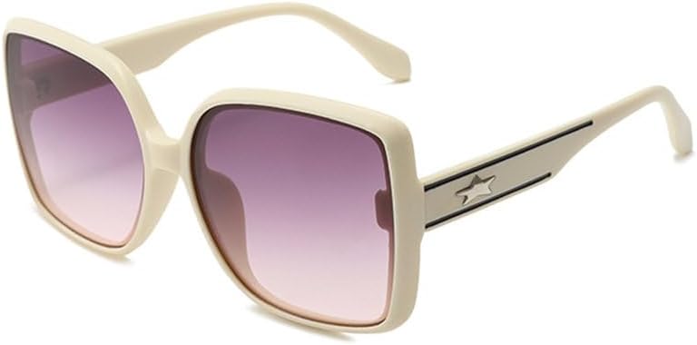 

Большие модные солнцезащитные очки для женщин, пластиковые, с градиентным переходом цвета, для спорта на открытом воздухе, с защитой от УФ-излучения UV400 JWMSXYQR, 02