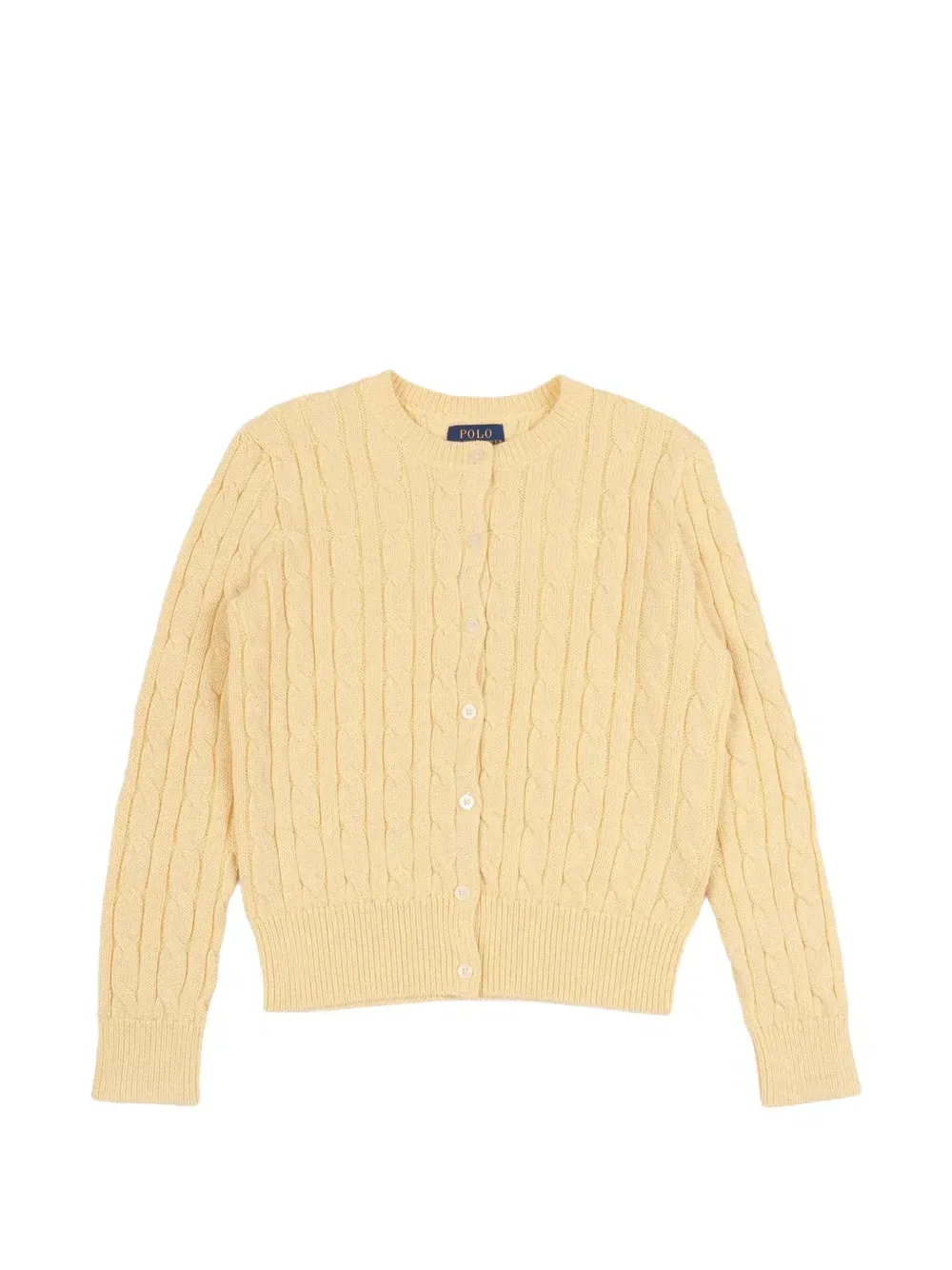 Джемпер крупной вязки Polo Ralph Lauren Kids, желтый