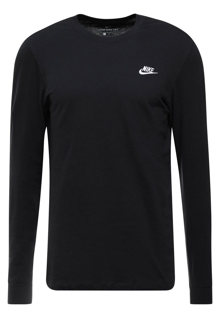 Футболка с длинным рукавом Club Tee Nike, черный — фото 4