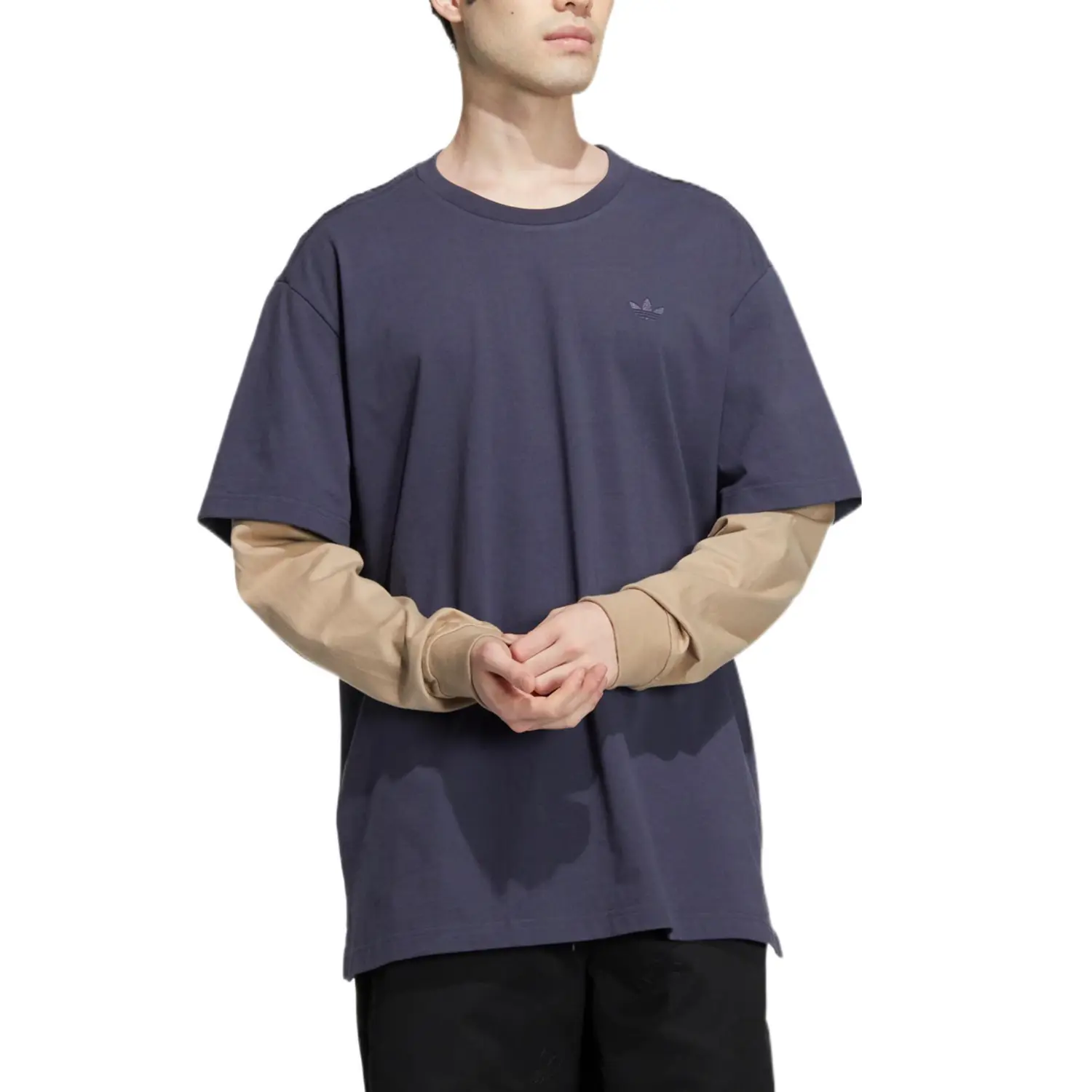 Футболка CHARR MORITA унисекс темно-синяя Adidas Originals, темно-синий — фото 2