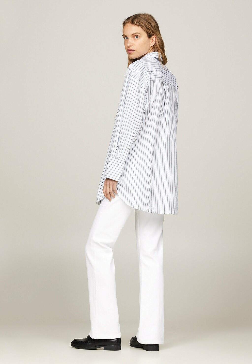 

Рубашка-блузка STRIPE OVERSIZED FIT Tommy Hilfiger, синий