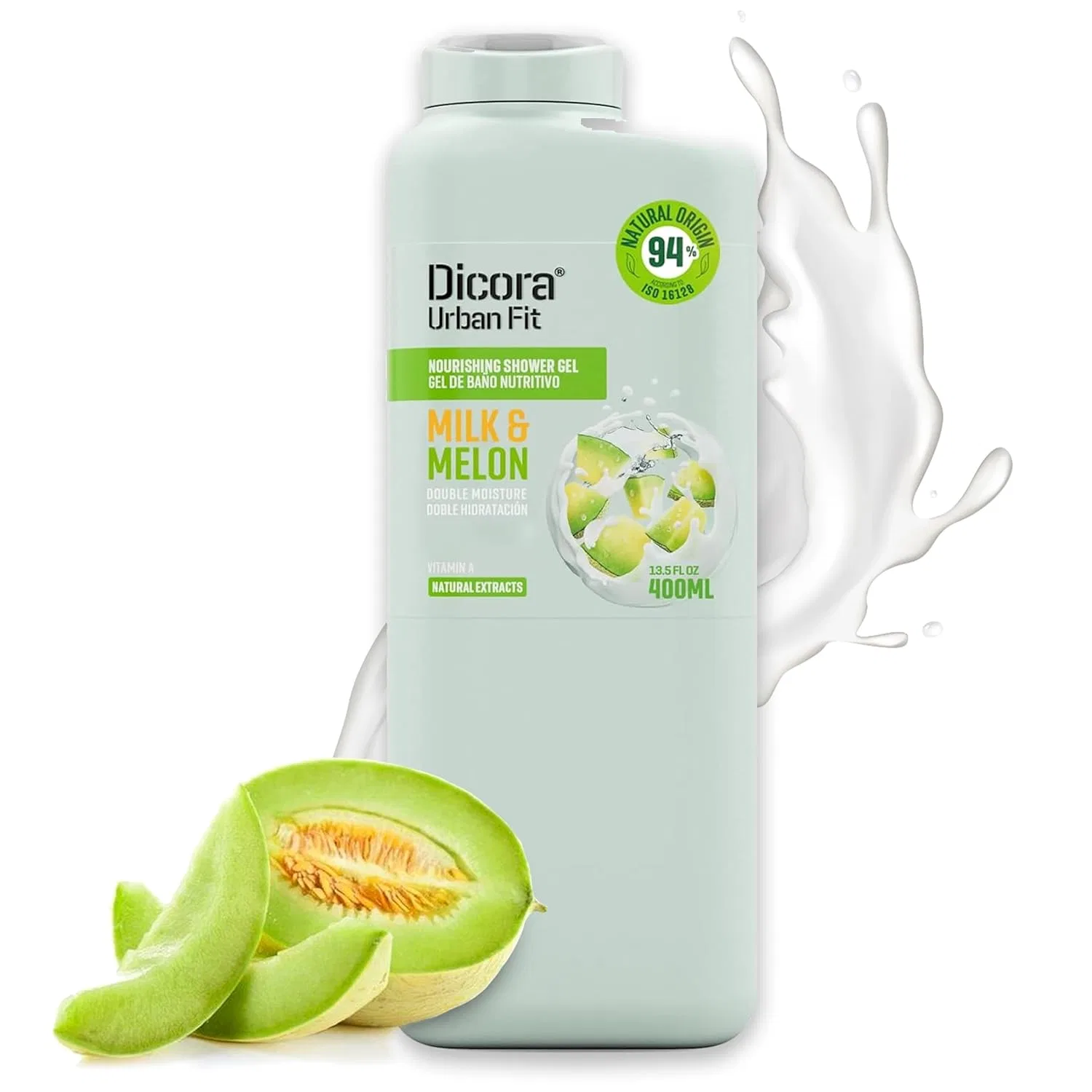 Гель для душа Dicora Urban Fit с витамином А, молоком и дыней, 400 мл Dicora Urbanfit