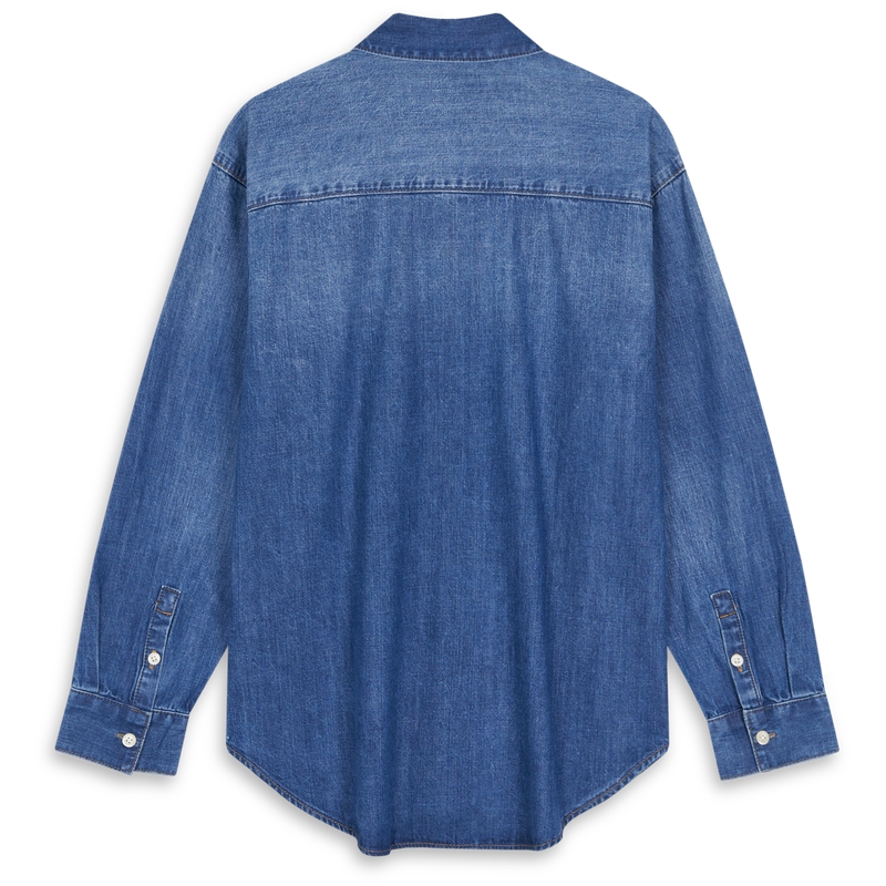 Calvin Klein Рубашка Women's YYK Denim Blue — фото 3
