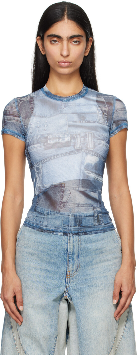 

Футболка Blue Studio Mesh Ss Ksubi