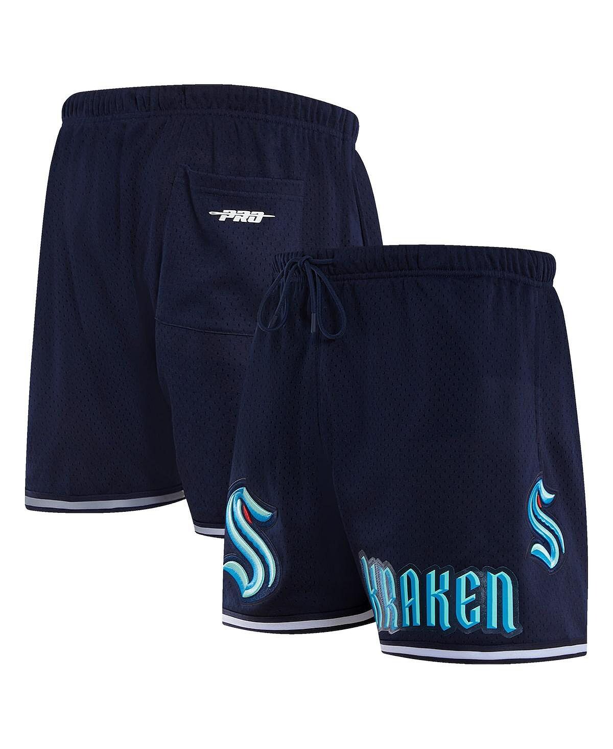

Мужские темно-синие шорты Seattle Kraken Classic в сетку Pro Standard