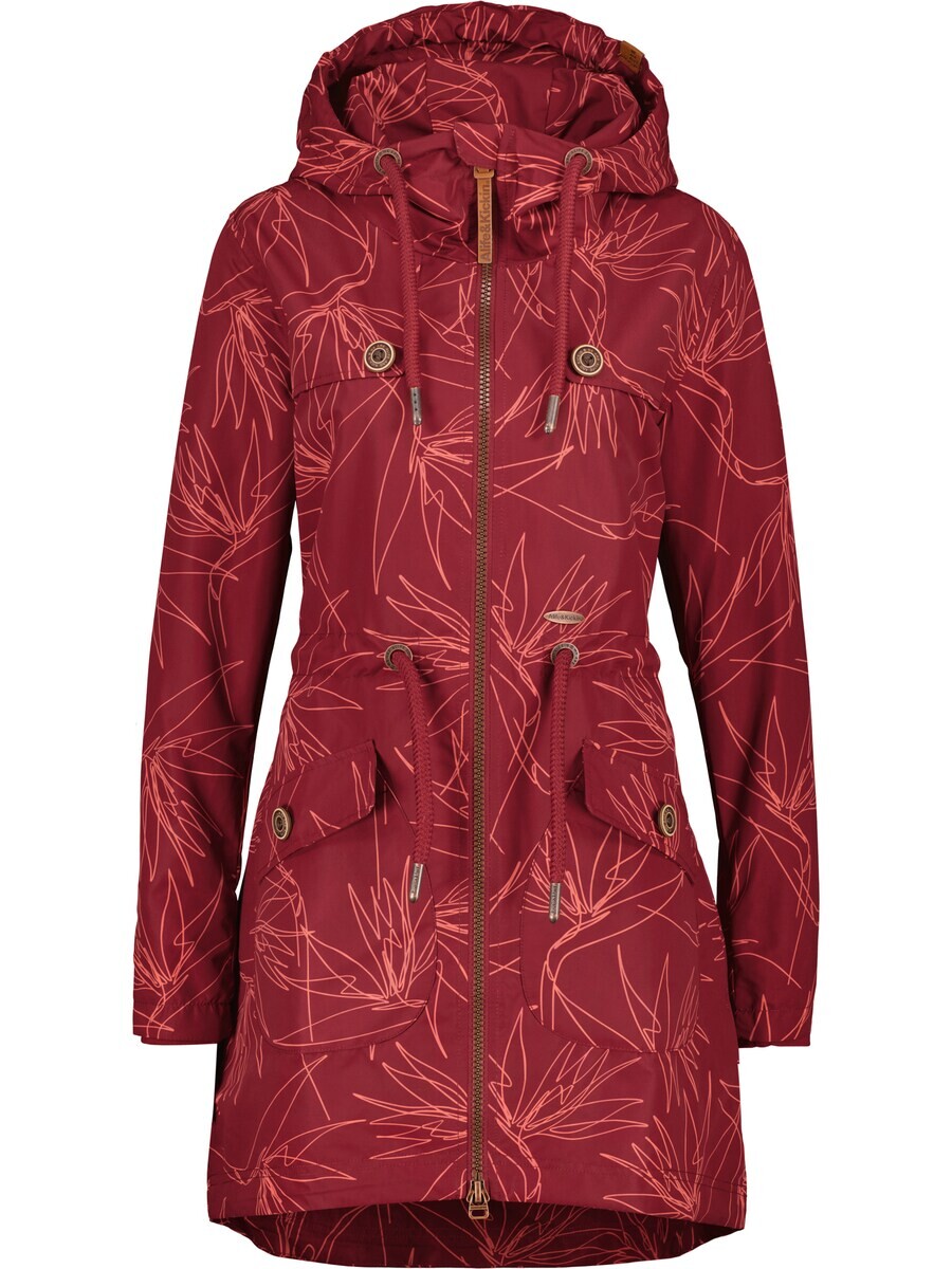 

Парка Alife and Kickin Between-Seasons Parka CharlotteAK, цвет cranberry