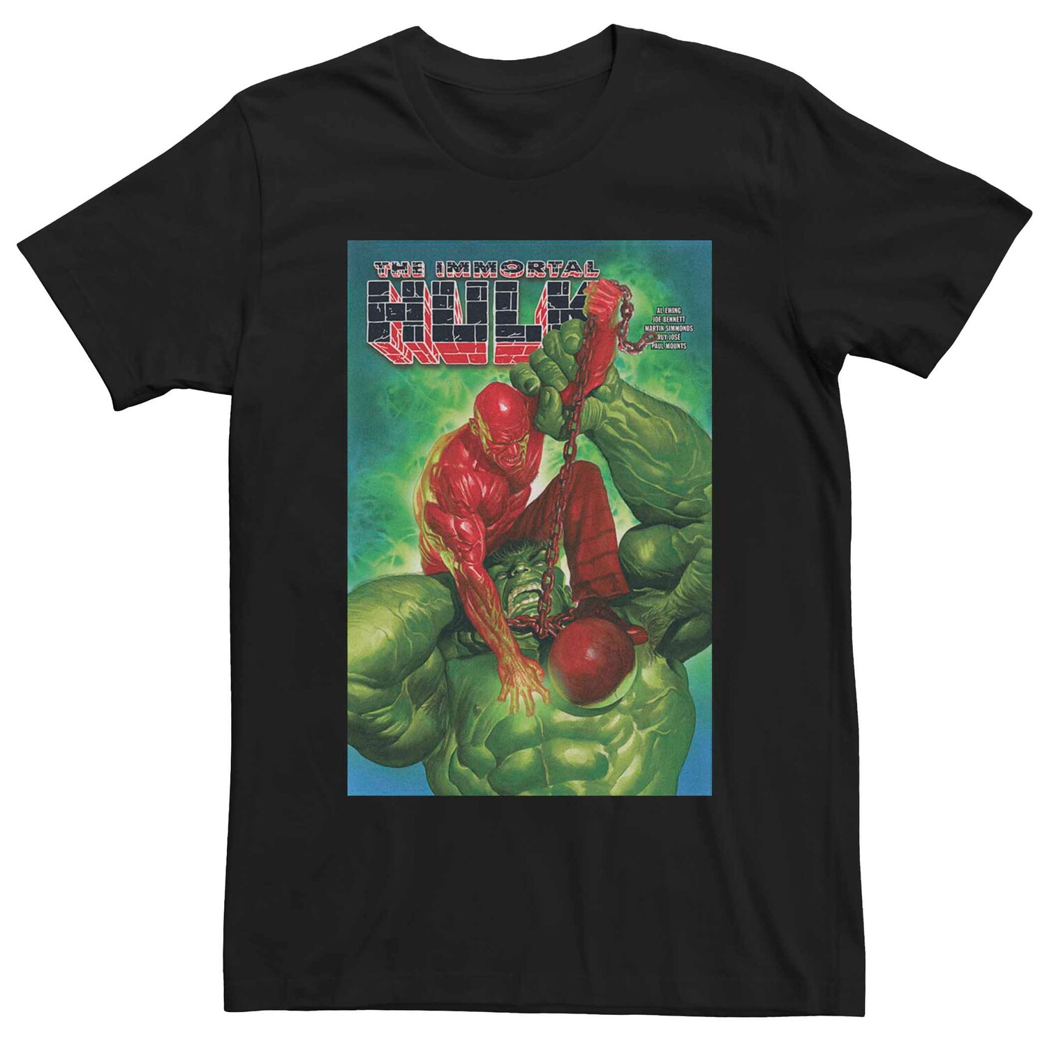 

Мужская футболка с комиксами Marvel Incredible Hulk Licensed Character