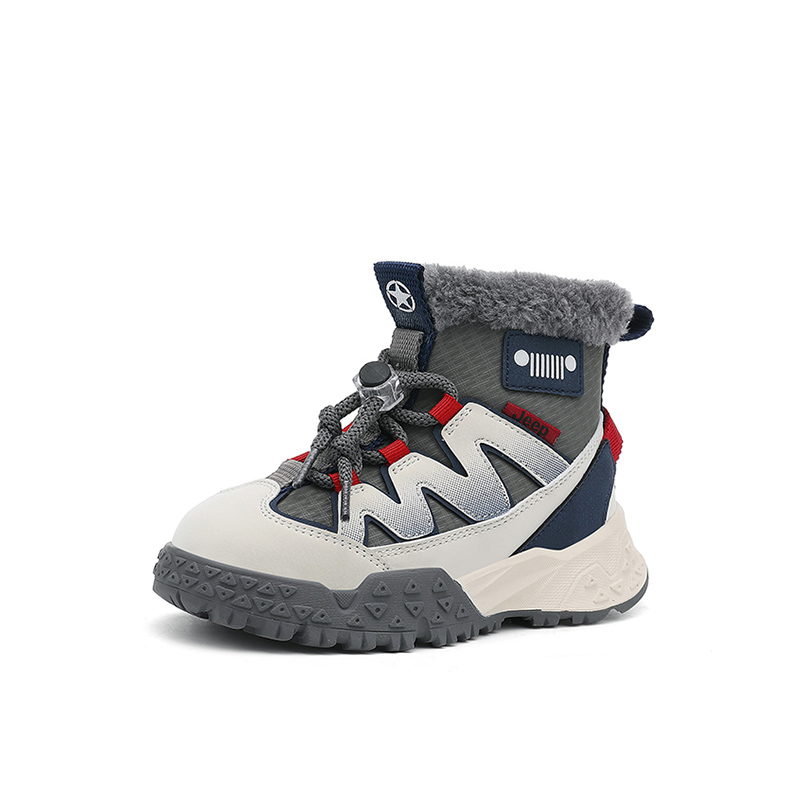 

Детские высокие ботинки Jeep, серый/синий